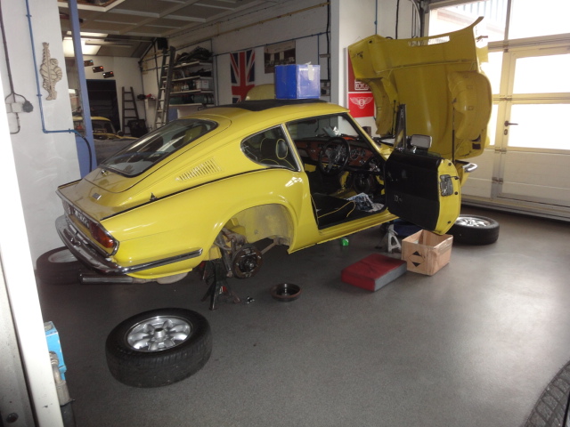 Restauration voitures anglaises - Triumph GT6 